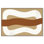 «Minimal Wavy I», art mural boho par 