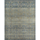 Transitional, Vintage One-of-a-Kind Rectangle 8'2" X 10'2" Hand Knotted Area Rug