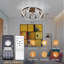 Gelasias Dimmable Ceiling Fan with LED Lights and Remote-1395915089