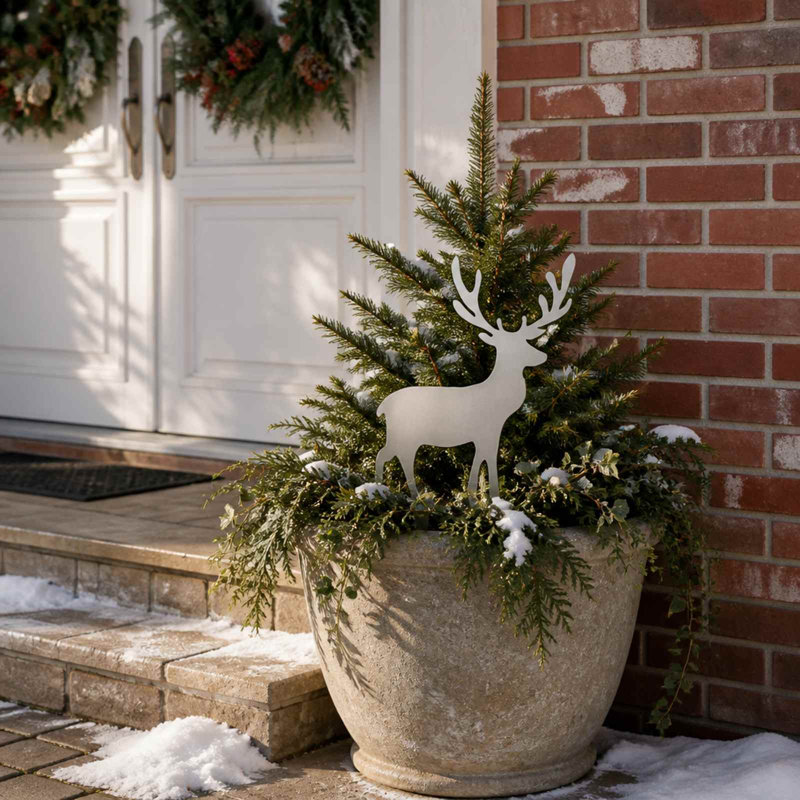 Steel Garden Accent