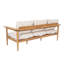 Canapé d'extérieur en bois d'acacia 3 places Terassi