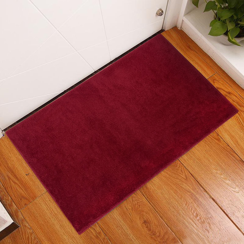 Polypropylene Area Rug in Red