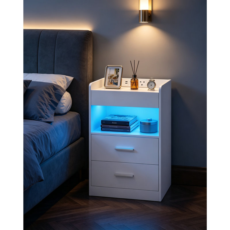 40 cm W Bedside Table
