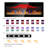 Multifunctional Ultra Thin Fireplace Insert With Remote And Multi Color Flame & Emberbed, Tempered Glass Electric Fireplace, Wall-Mounted Space Heater Fireplace-1480667119