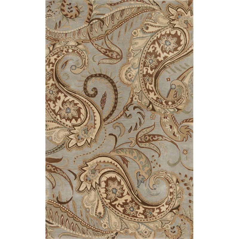 Hand Knotted Wool Area Rug