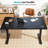 Electric Height Adjustable Standing Desk With Storage, Home Office Computer Desk With Led Lights-1689909277-1689909276-1689909274