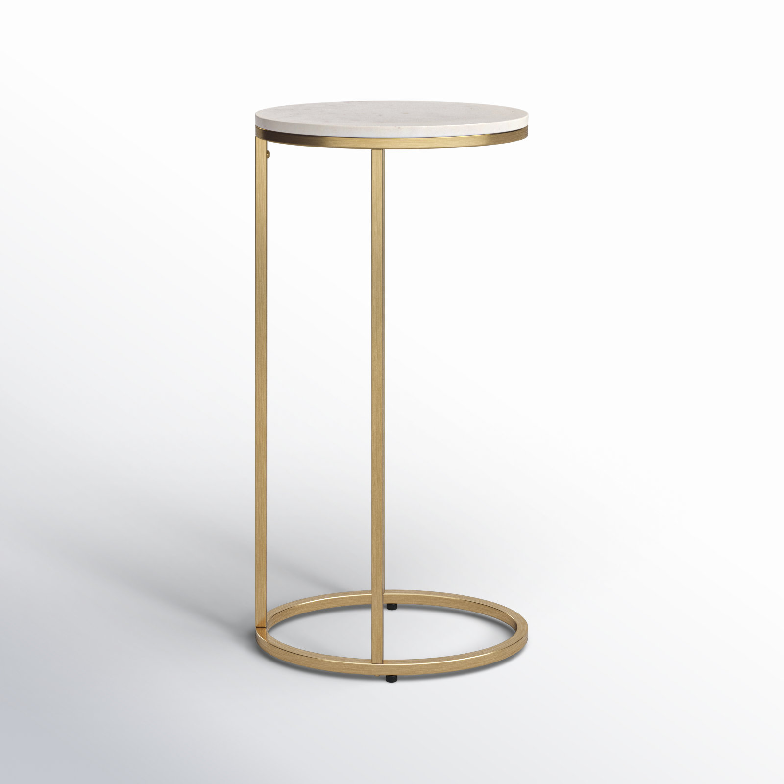 Vib End Table, Gold