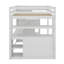 Lit mezzanine double avec bureau et tablettes-1244793370