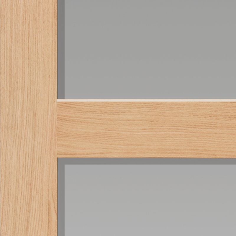 Snowdon Oak Internal Door Unfinished, 198.1cm H x 68.6cm W x 3.5cm D
