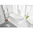 Rouidate 65'' x 28.3'' Soaking Acrylic Bathtub-108229768