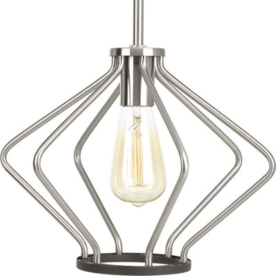 Luminaire suspendu géométrique 1 lumières lanterne Geib