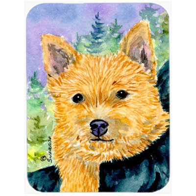 Planche à découper en verre east urban home norwich terrier