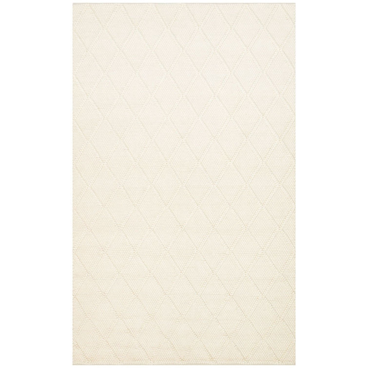 Cream Rug Textile Artisan Rug House Cream Hand Knotted Area Rug | Wayfair.co.uk
