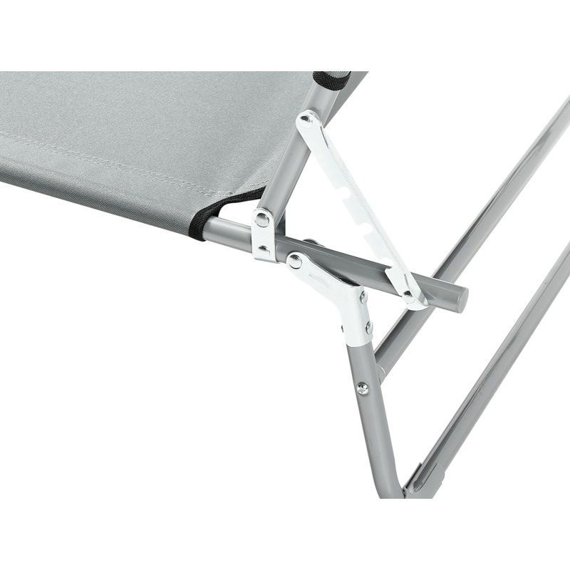 Sun Lounger FOLIGNO Metal, Grey