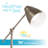 Wellness OttLite Harmonize LED Desk Lamp - 2.1A USB Charging Port, 3 Brightness Settings, Brushed Nickel