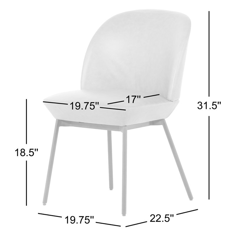 Jumelle Leather Upholstered Dining Chair