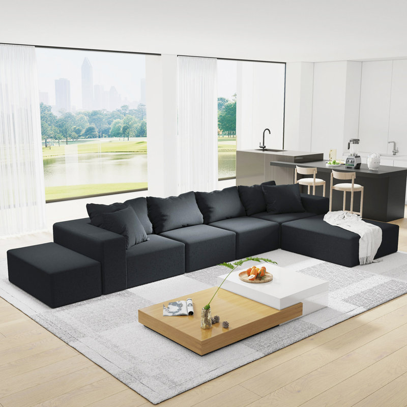 Ensemble de canapé modulaire rembourré Modern