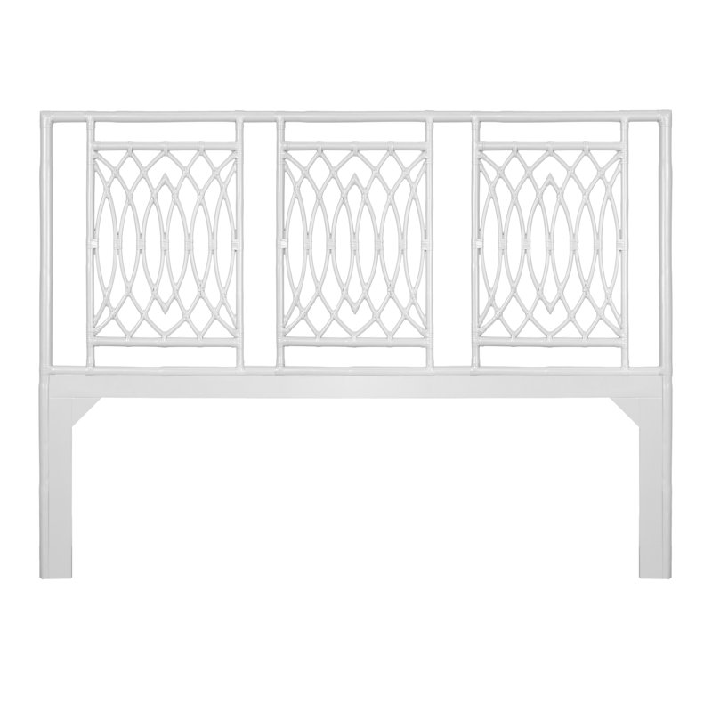 Haskins Platform Bed, White, King