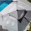 Parasol rectangulaire en porte-à-faux avec base lestée 128 po x 104 po Tyleia-114371699