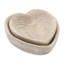 Bols décoratifs en bois en forme de cœur pour décoration intérieure moderne - Bols décoratifs élégants pour table basse, salon ou chambre à coucher - ensemble de 2, 10 po, 9 po-1106796203