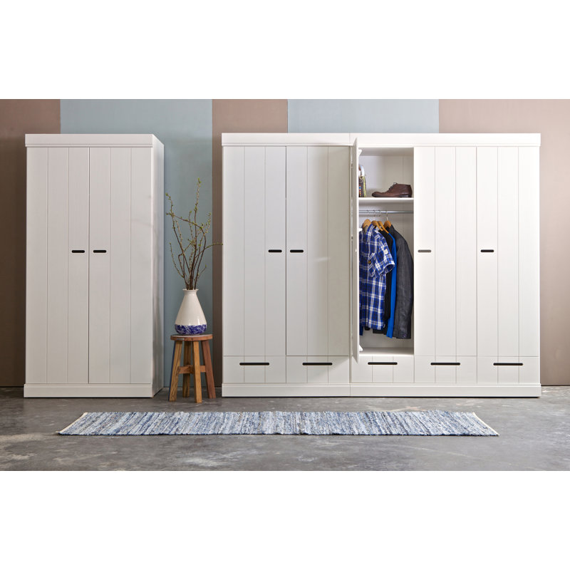 Cedric 2 Door Wood Wardrobe