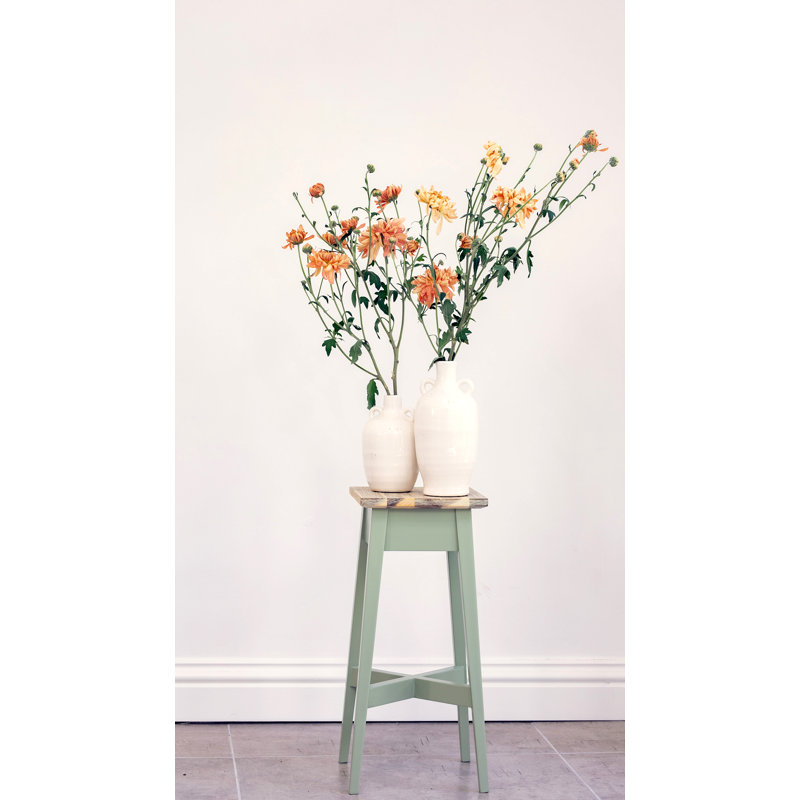 Decatur Solid Wood Pine Plant Stand 2 Tier, H50 x L24 x D24cm, Sage Green