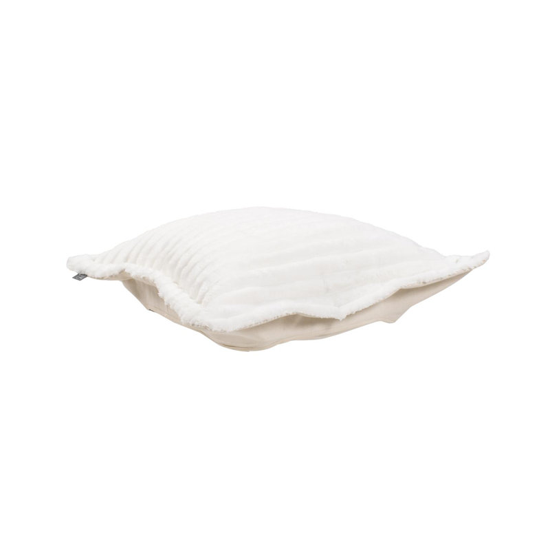 Housse de repose-pieds et coussin Puff Shar Pei, Naturel