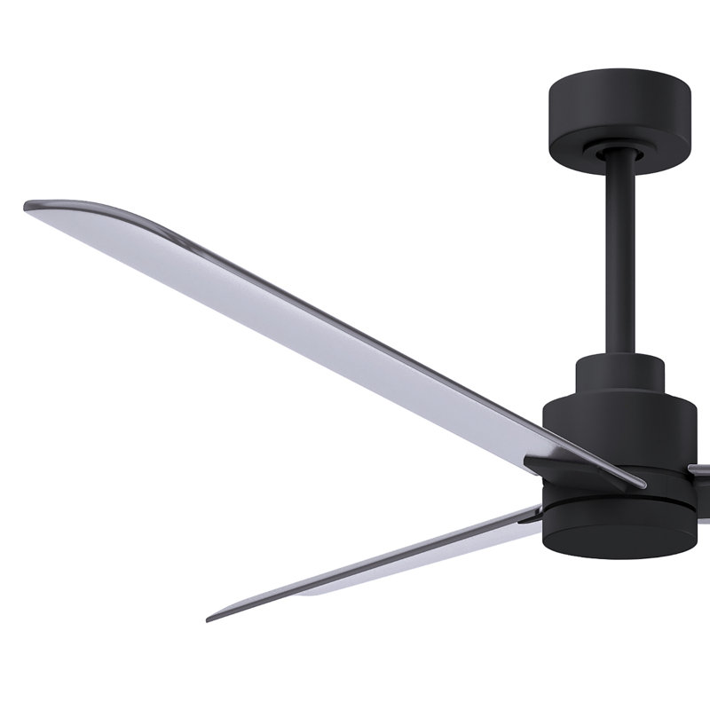 Alessandra 56'' Ceiling Fan, Brushed Nickel, Matte Black