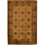 Hand-Knotted High-Quality Rust Area Rug