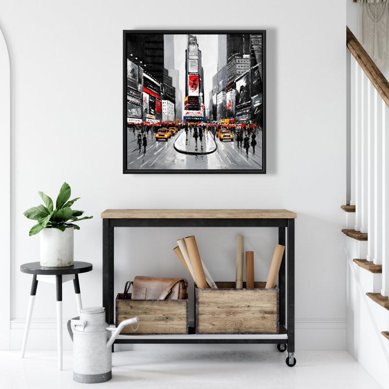 «New York City Busy Street», H 24 po x l 24 po