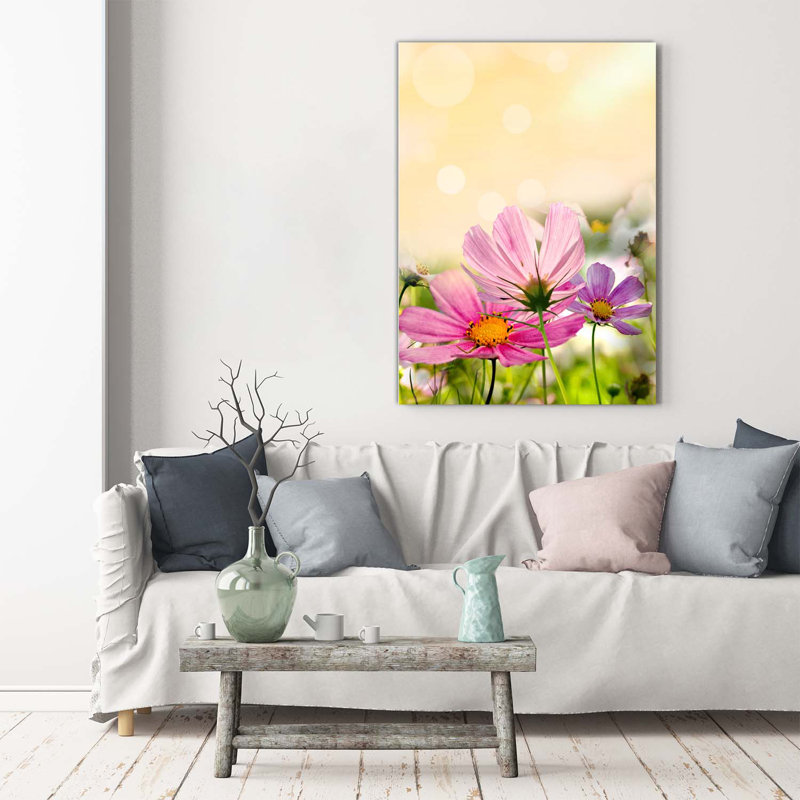 Field Flowers - Wrapped Canvas Print