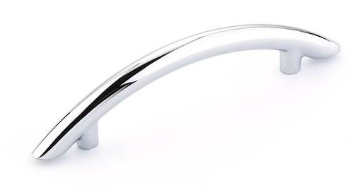 Poignée en arche, Chrome brillant, 3.5"
