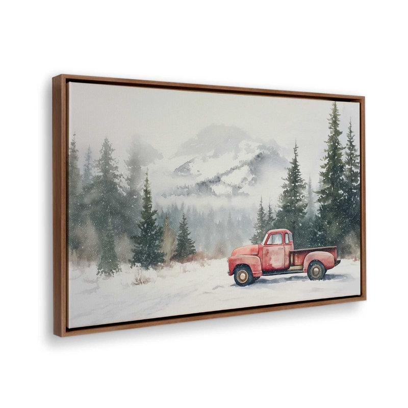 Impression sur toile Frosted Haul, Noyer, H 12,75 po x l 18,75 po