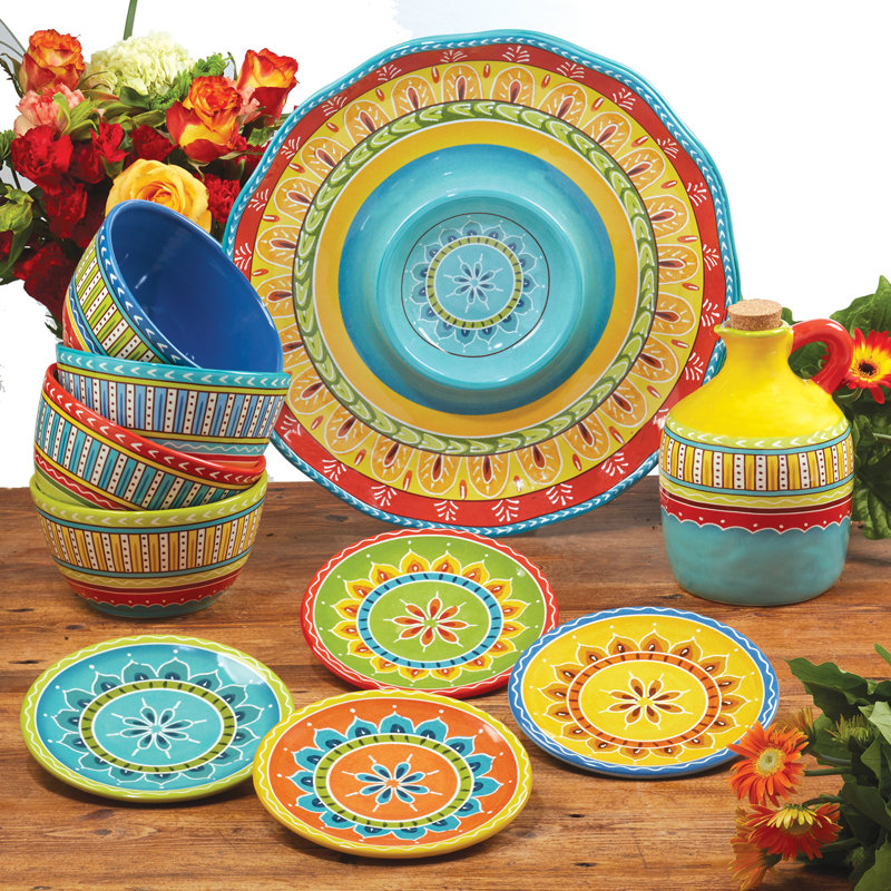 Certified International Valencia Chip & Dip Platter