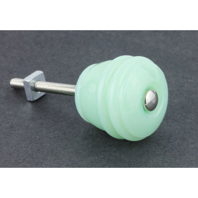 (5 Pack) 1-1/8 inch Barrel Knob (Jadeite)