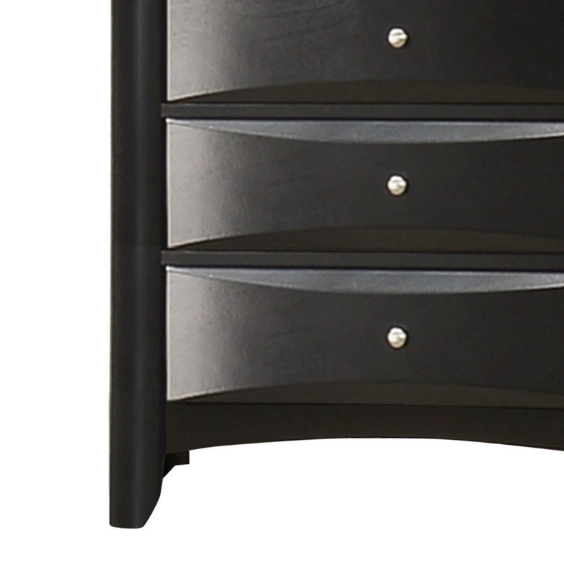 Ireland 32'' W 5 - Drawer Dresser, Black