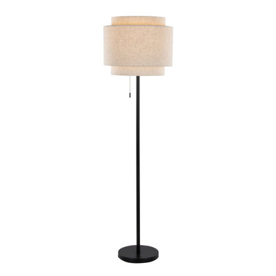 Lampe sur pied contemporaine en métal