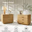 Ensemble de chambre à coucher moderne en bois massif 3 pièces Vogler-705703656