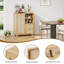 Rattan Accent Cabinet With Adjustable Shelves-85159875