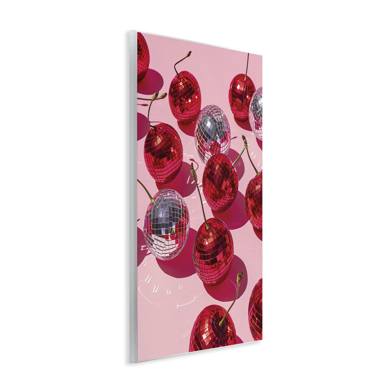 Plaque murale cerisier disco, design par LSR Design Studio, H 15 po x l 10 po