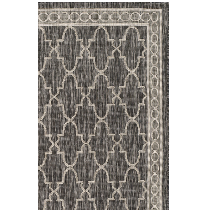 Tapis intérieur / extérieur à motif géométrique Sayde Performance, Tapis de couloir 2 pi 3 po x 8 pi