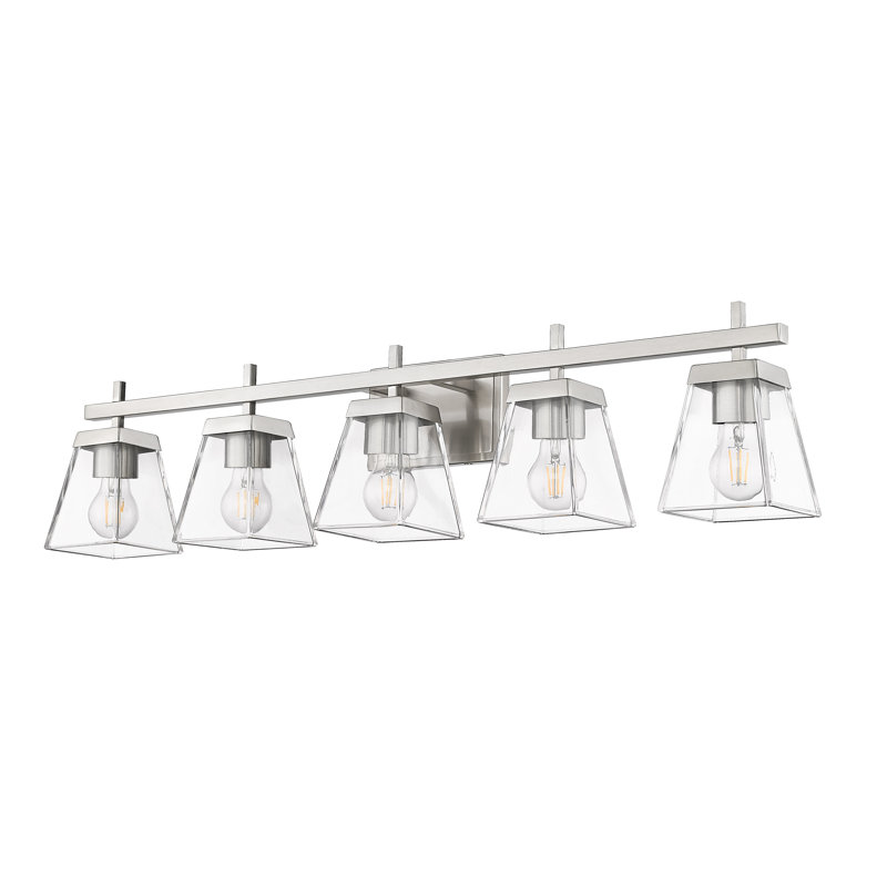 Burko 5 - Light Dimmable Vanity Light, Brushed Nickel