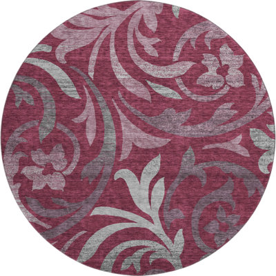 Premium Machine Washable Prisco Garnet Rug