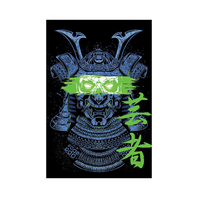 Crossed Out Samurai Warrior by Alberto Perez - No Frame Gallery-Wrapped Canvas Giclée on Canvas, 101.6cm H x 66.04cm W