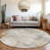 Machine Washable Indoor/Outdoor Cinead ACN1697 Beige Rug