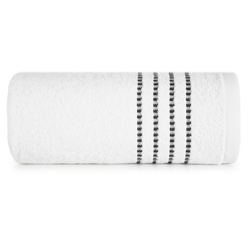 Ishwar Midweight Jacquard Hand Towel, White
