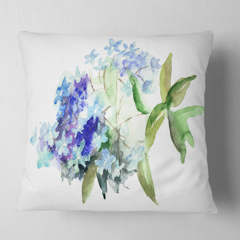 Coussin lombaire Floral, 16 po x 16 po, Carré