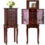 Armoire à bijoux avec miroir armoire de rangement-1826229479