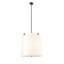 Luminaire suspendu 5 lumières Kohlman en nickel brossé-1765329390