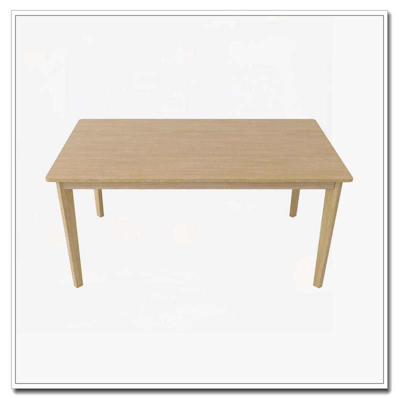Rectangular Dining Table, Natural Wood